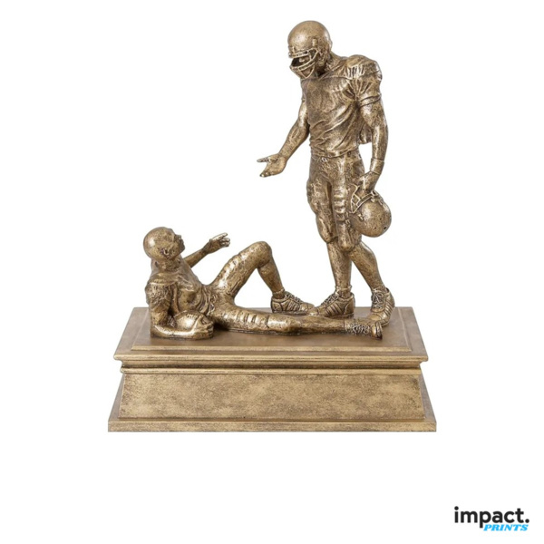 Football Sportsmanship Resin Trophy Thumbnail