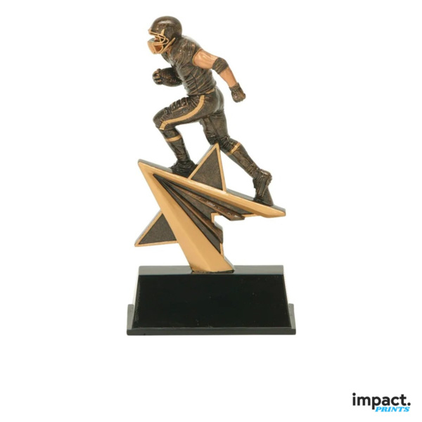 Star Power Football Resin Trophy Thumbnail
