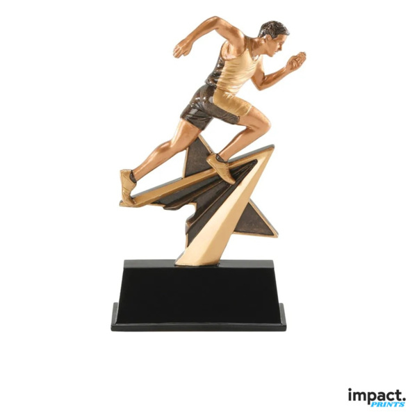 Star Power Mens Track Resin Trophy Thumbnail