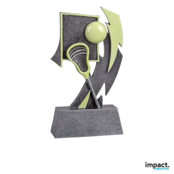 Glow in the Dark Lacrosse Resin Trophy Thumbnail