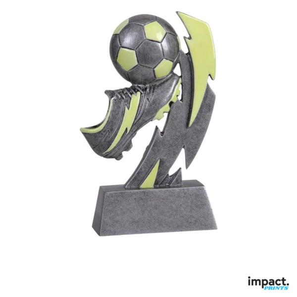 Glow in the Dark Soccer Resin Trophy Thumbnail
