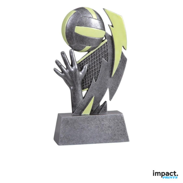 Glow in the Dark Volleyball Resin Trophy Thumbnail