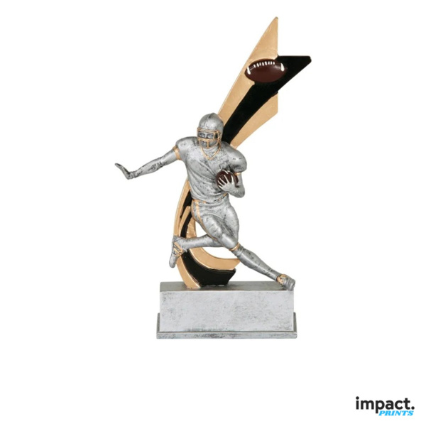 Football Live Action Resin Trophy 8 Inch Thumbnail