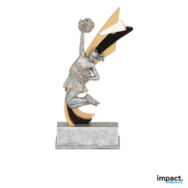Cheerleader Live Action Resin Trophy Thumbnail