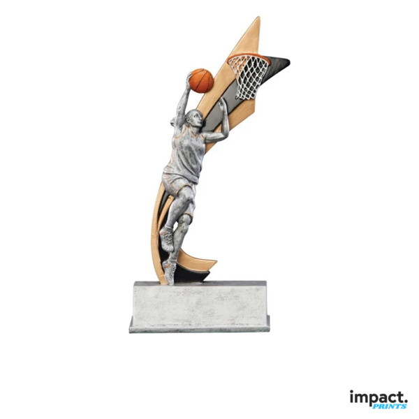 Girls Basketball Live Action Resin Trophy Thumbnail
