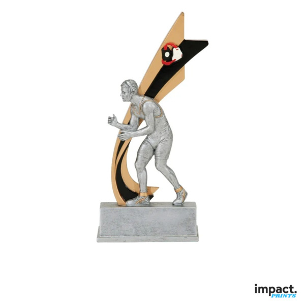 Wrestling Live Action Resin Trophy 8 Inch Thumbnail