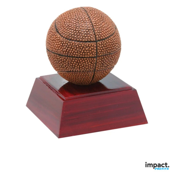 Basketball RC Series Resin Trophy 4 Inch Thumbnail