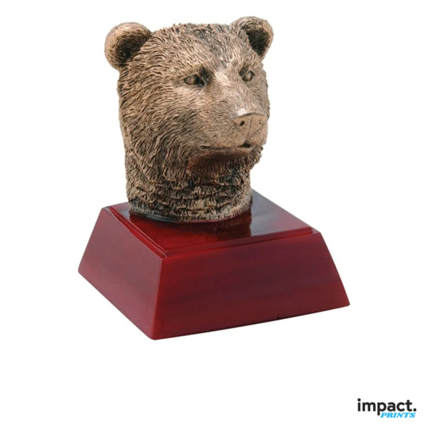 Bear Mascot RS Series Resin Trophy Thumbnail