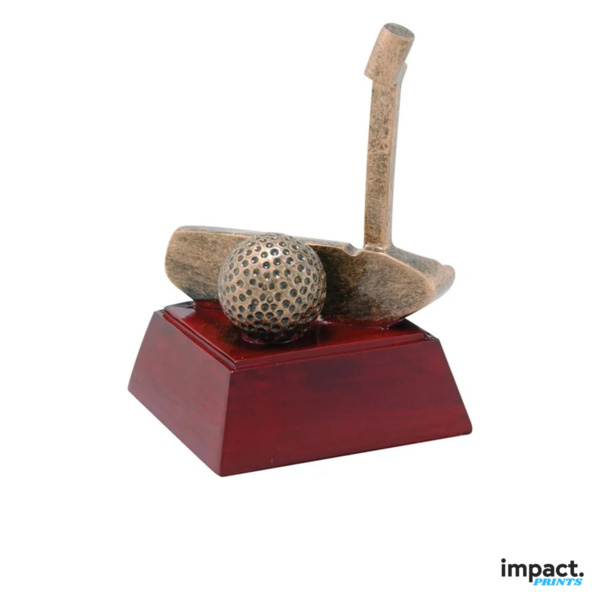 Golf RS Series Resin Trophy 4 Inch Thumbnail