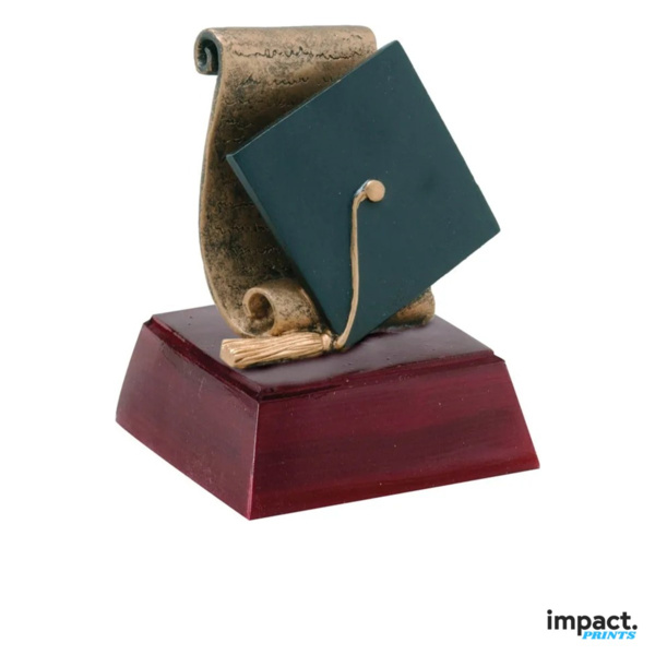 Graduate RS Series Resin Trophy 4 Inch Thumbnail