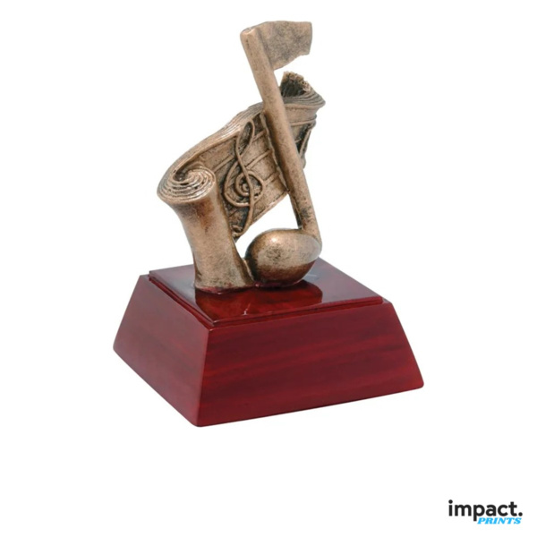 Music RS Series Resin Trophy 4 Inch Thumbnail