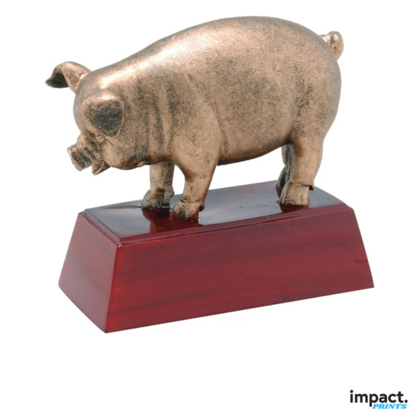 Pig RS Series Resin Trophy, 4 or 6 Inch Thumbnail