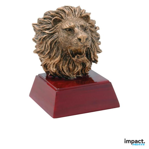 Lion Mascot RS Series Resin Trophy Thumbnail