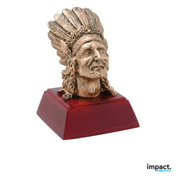 Indian Mascot RS Series Resin Trophy Thumbnail