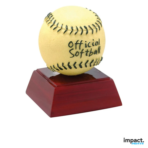 Softball RC Series Resin Trophy 4 Inch Thumbnail