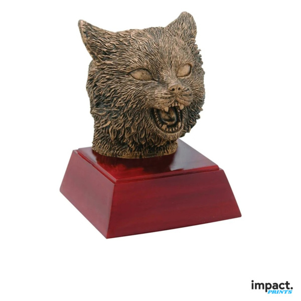 Wildcat Mascot Resin Trophy, 4 Inch Thumbnail