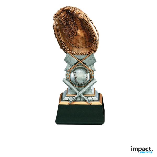 Baseball Tower Resin Trophy, 7 Inch Thumbnail