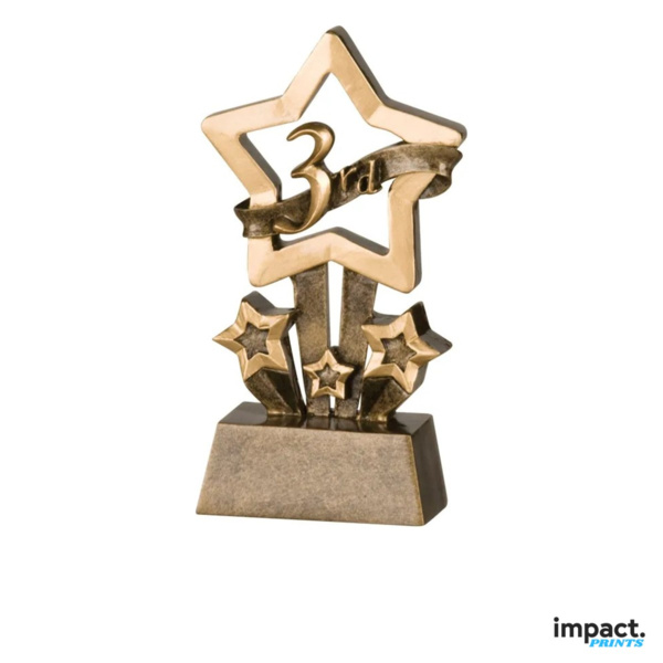 Shadow Star 3rd Place Resin Trophy Thumbnail