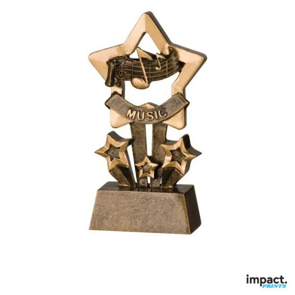 Shadow Star Music Resin Trophy Thumbnail