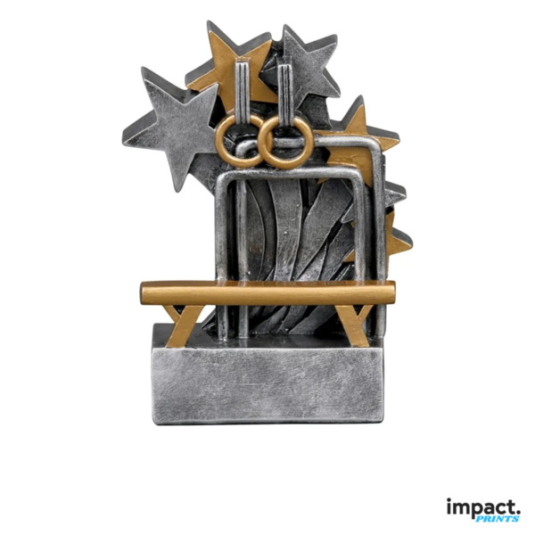 Star Blast Gymnastics Resin Trophy Thumbnail
