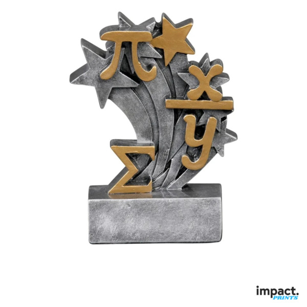 Star Blast Math Resin Trophy Thumbnail