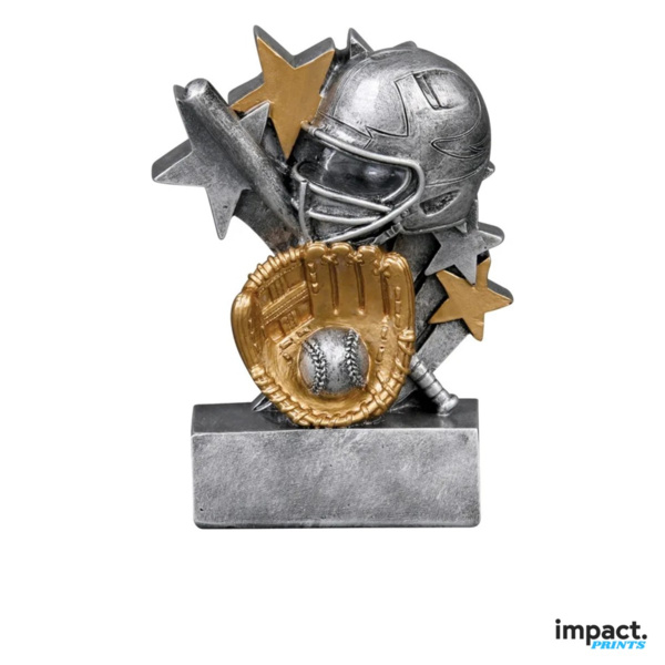 Star Blast Softball Resin Trophy Thumbnail