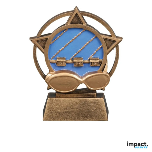 Swimming Orbit Resin Trophy Thumbnail