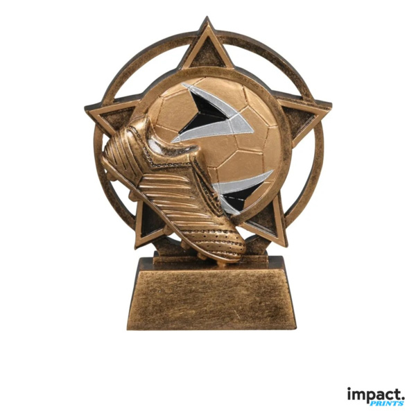 Soccer Orbit Resin Trophy Thumbnail