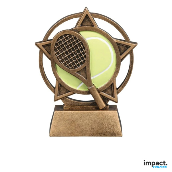 Tennis Orbit Resin Trophy Thumbnail