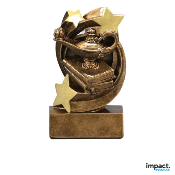 Academics Star Swirl Resin Trophy Thumbnail