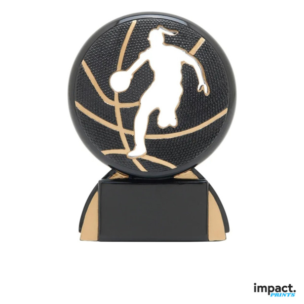 Women's Basketball Shadow Sport Resin Trophy Thumbnail