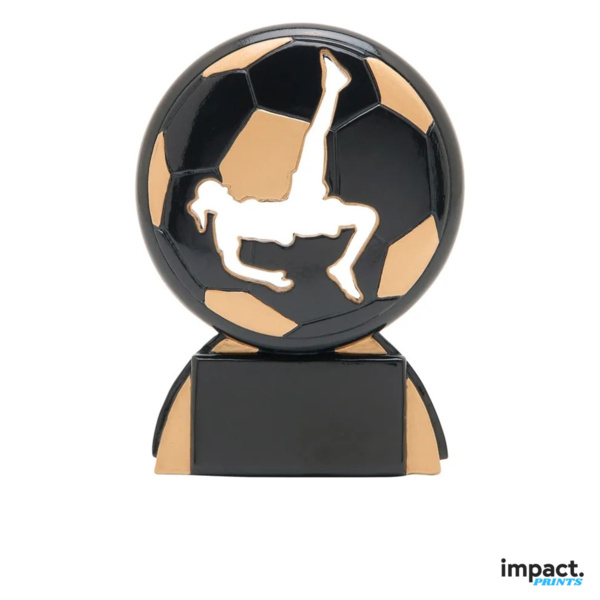 Girls Soccer Shadow Sport Resin Trophy Thumbnail