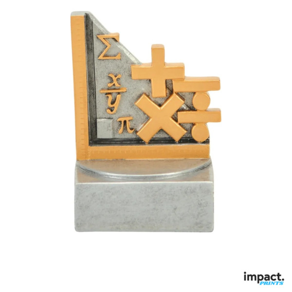 Math Color Tek Resin Trophy Thumbnail