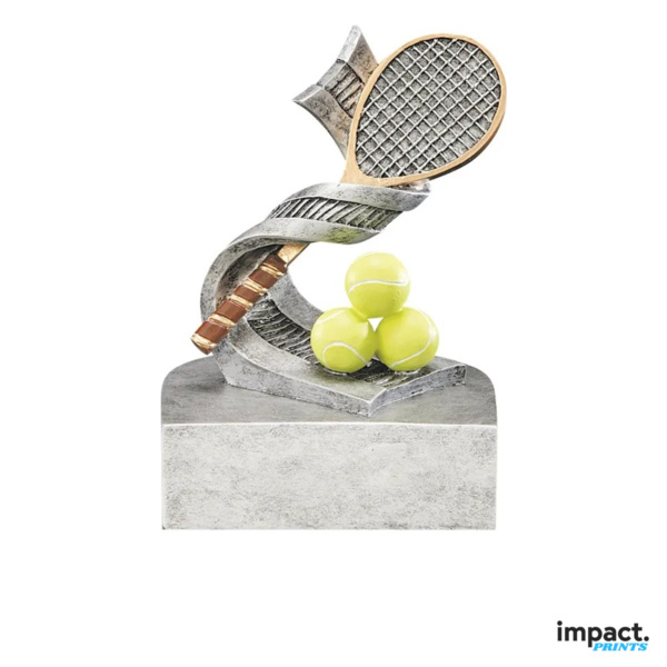 Tennis Color Tek Resin Trophy Thumbnail