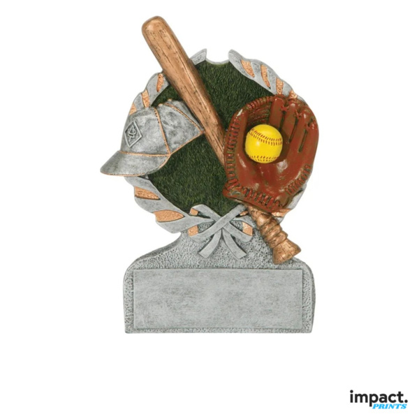 Softball Centurion Resin Trophy 5 in Thumbnail