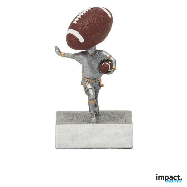 Flag Football Bobblehead Resin Trophy Thumbnail