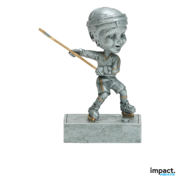 Rock'n Bop Hockey Bobblehead Resin Trophy Thumbnail