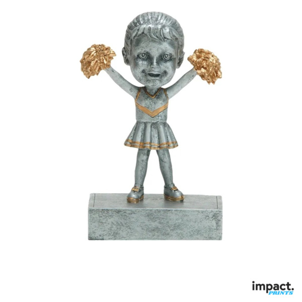 Rock'n Bop Cheer Bobblehead Resin Trophy Thumbnail