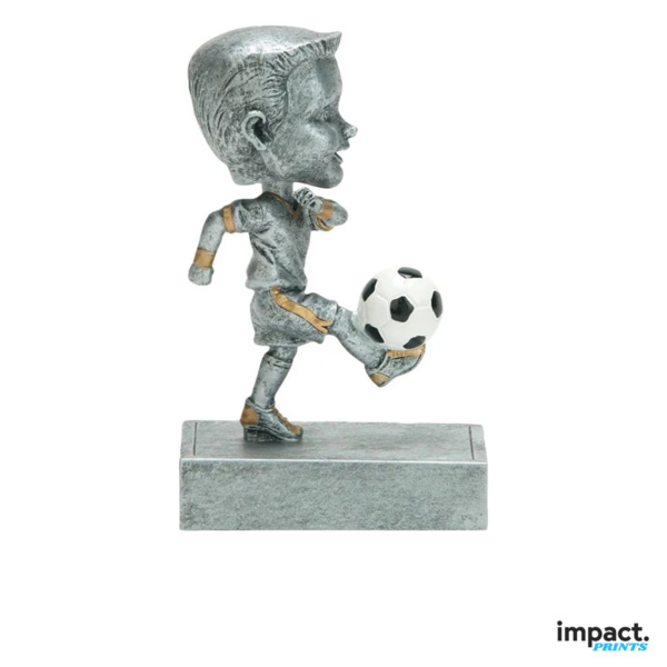 Rock'n Bop Male Soccer Bobblehead Trophy Thumbnail