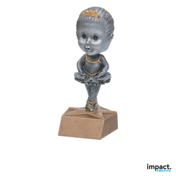 Dance Bobblehead Resin Trophy 6 in Thumbnail