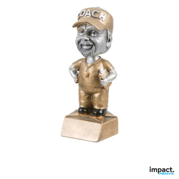 Male Coach Bobblehead Resin Trophy Thumbnail