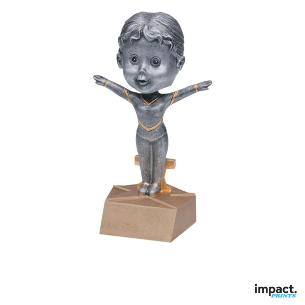 Gymnast Bobblehead Resin Trophy Thumbnail