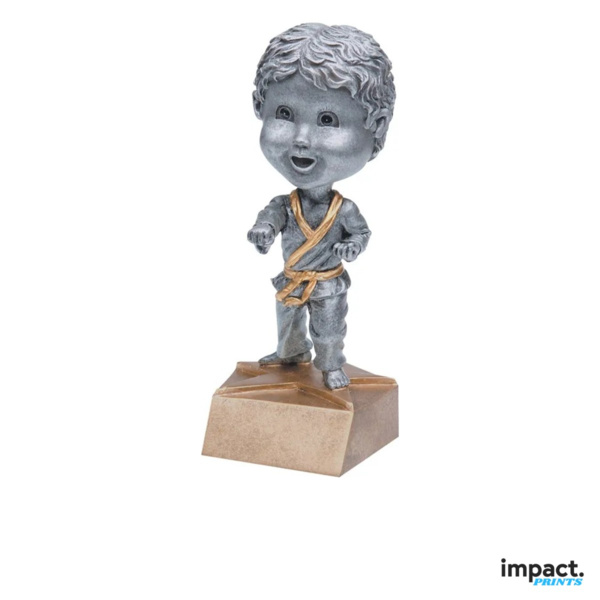 Men's Karate Bobblehead Resin Trophy Thumbnail