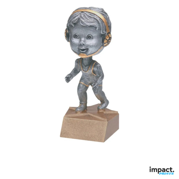 Wrestler Bobblehead Resin Trophy Thumbnail