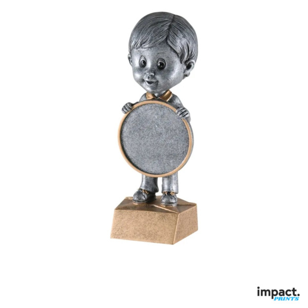 Male Bobblehead Resin Award with Holder Thumbnail