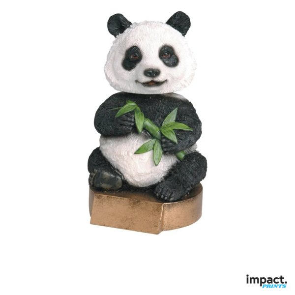 Panda Mascot Bobblehead Resin Trophy Thumbnail