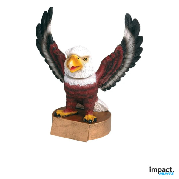 Eagle Mascot Bobblehead Resin Trophy Thumbnail