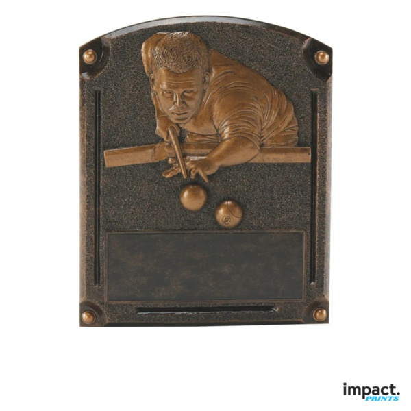 Billiards Pool Legends Of Fame Resin Trophy, 8" Thumbnail