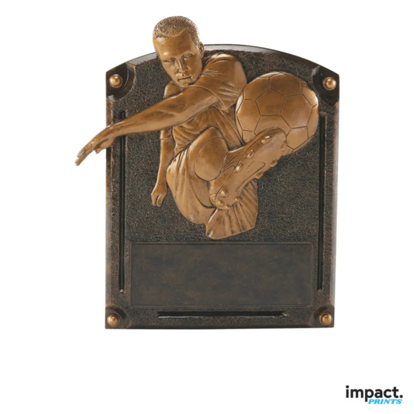 Male Soccer Legends Of Fame Resin Trophy Thumbnail