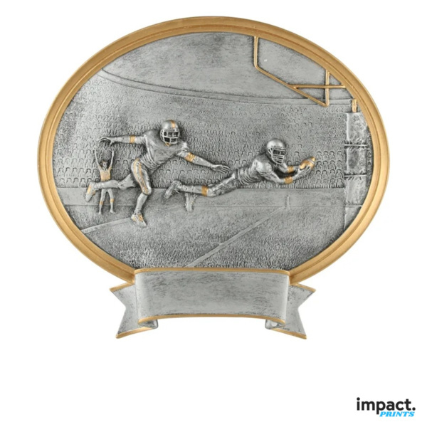 Football Oval Legend Resin Trophy Thumbnail